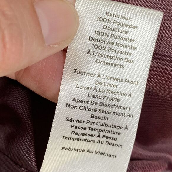 Talbots Jackets Womens S Petite Quilted Paisley‎ Corduroy trim art to wear boho - Picture 11 of 13